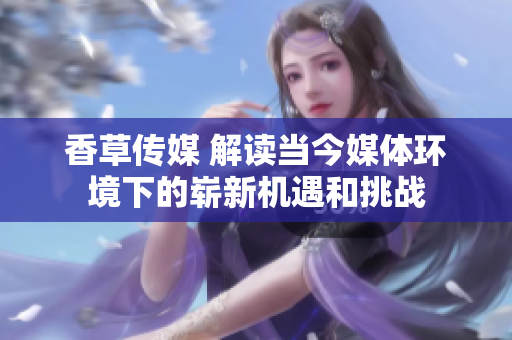 香草傳媒 解讀當(dāng)今媒體環(huán)境下的嶄新機遇和挑戰(zhàn)