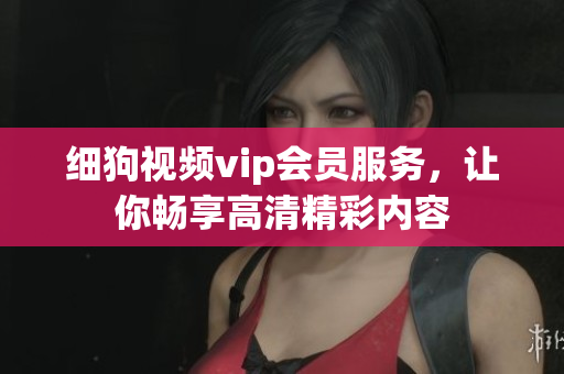 細狗視頻vip會員服務(wù)，讓你暢享高清精彩內(nèi)容