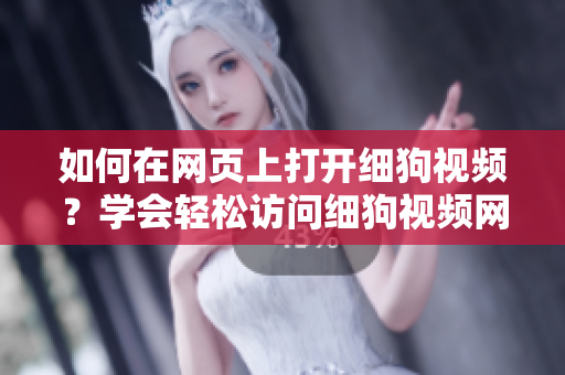 如何在網(wǎng)頁上打開細(xì)狗視頻？學(xué)會(huì)輕松訪問細(xì)狗視頻網(wǎng)頁版！