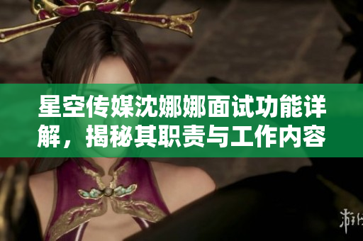 星空傳媒沈娜娜面試功能詳解，揭秘其職責(zé)與工作內(nèi)容