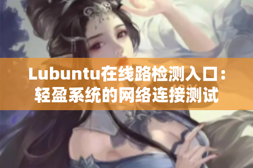 Lubuntu在線路檢測入口：輕盈系統(tǒng)的網(wǎng)絡(luò)連接測試
