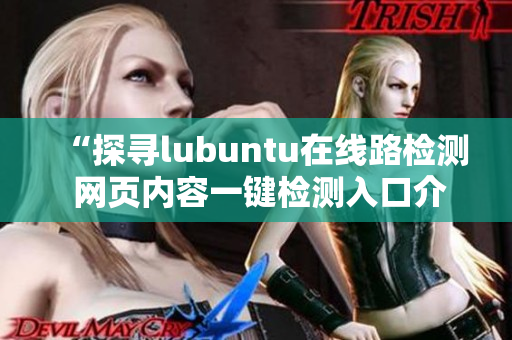 “探尋lubuntu在線路檢測 網(wǎng)頁內(nèi)容一鍵檢測入口介紹”