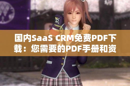 國內(nèi)SaaS CRM免費(fèi)PDF下載：您需要的PDF手冊和資源匯總
