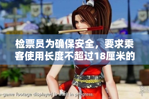 檢票員為確保安全，要求乘客使用長(zhǎng)度不超過(guò)18厘米的檢票小板上車