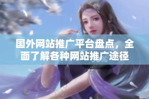 國外網站推廣平臺盤點，全面了解各種網站推廣途徑