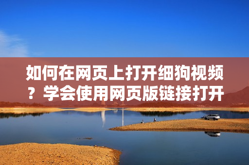 如何在網(wǎng)頁(yè)上打開(kāi)細(xì)狗視頻？學(xué)會(huì)使用網(wǎng)頁(yè)版鏈接打開(kāi)細(xì)狗視頻視頻方法