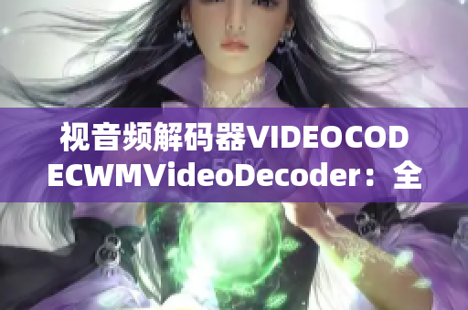 視音頻解碼器VIDEOCODECWMVideoDecoder：全面解析WM視頻編碼器