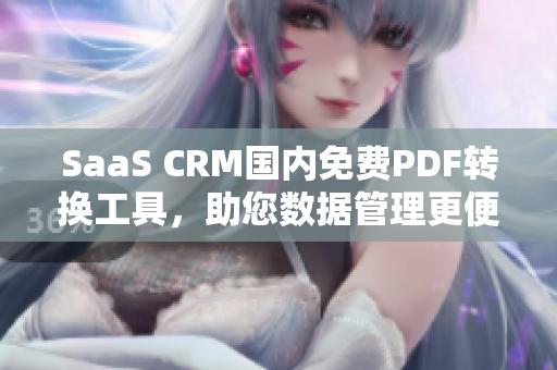SaaS CRM國內(nèi)免費PDF轉(zhuǎn)換工具，助您數(shù)據(jù)管理更便捷