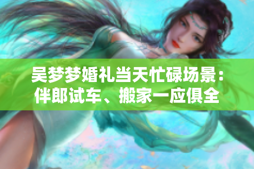 吳夢夢婚禮當(dāng)天忙碌場景：伴郎試車、搬家一應(yīng)俱全