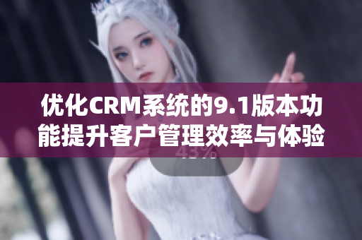 優(yōu)化CRM系統(tǒng)的9.1版本功能提升客戶管理效率與體驗(yàn)