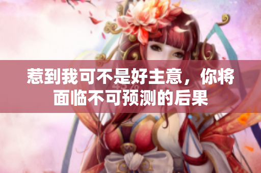 惹到我可不是好主意，你將面臨不可預(yù)測的后果