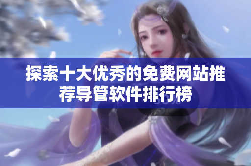探索十大優(yōu)秀的免費(fèi)網(wǎng)站推薦導(dǎo)管軟件排行榜