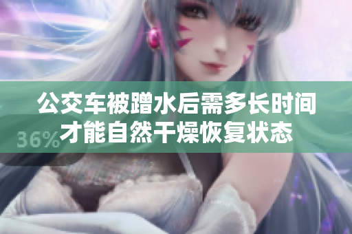 公交車被蹭水后需多長時間才能自然干燥恢復(fù)狀態(tài)