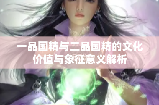 一品國精與二品國精的文化價值與象征意義解析